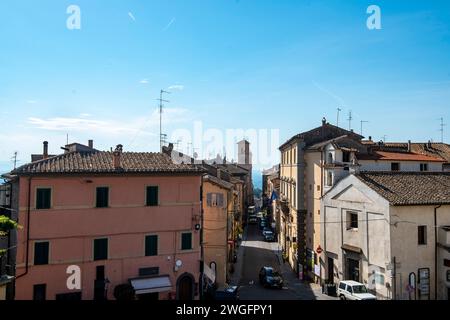 Stadt Caprarola - Italien Stockfoto