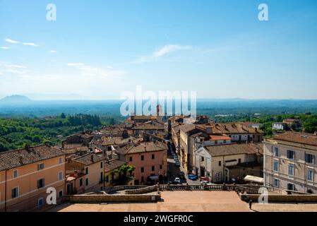 Stadt Caprarola - Italien Stockfoto