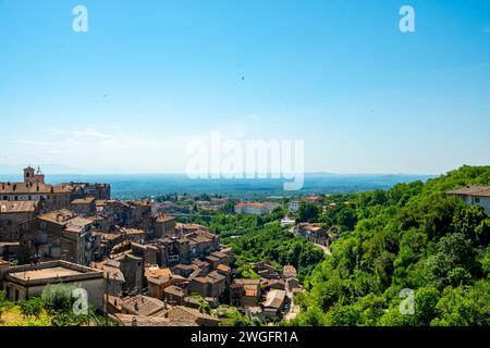 Stadt Caprarola - Italien Stockfoto