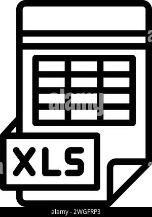 Symbol für Excel-, Excel-Datei Stock Vektor
