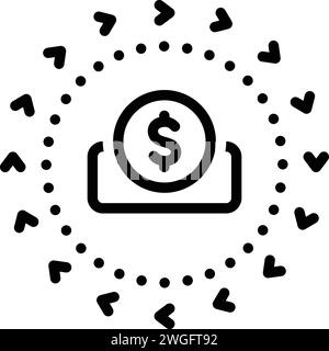 Symbol für Geschäft, Überweisung Stock Vektor