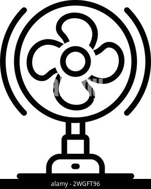 Symbol für Fan, Spiracle Stock Vektor