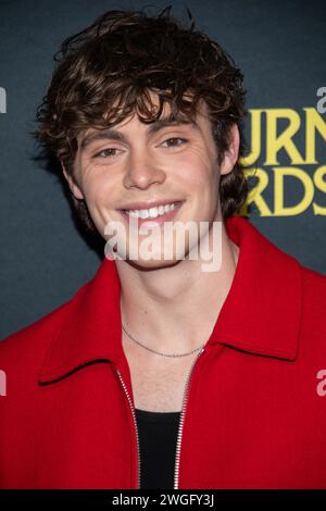 4. Februar 2024, Burbank, Kalifornien, USA: JACK CHAMPION nimmt am 4. Februar 2024 am Los Angeles Marriott Burbank Airport an den 51. Jährlichen Saturn Awards Teil. (Credit Image: © Clutch Pockets Wambli/ZUMA Press Wire) NUR REDAKTIONELLE VERWENDUNG! Nicht für kommerzielle ZWECKE! Stockfoto