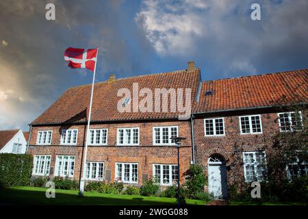 Oll Haus in den Straßen von Tønder jytland in Dänemark Stockfoto