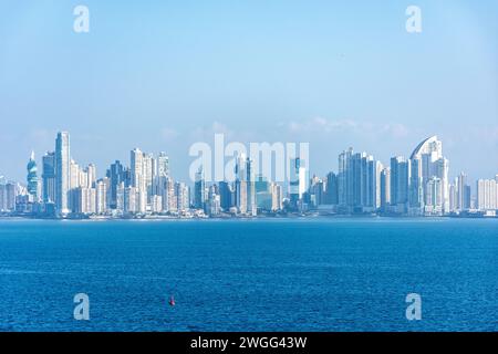 Stadt Wolkenkratzer, Panama City, Panama Provinz, Republik Panama Stockfoto
