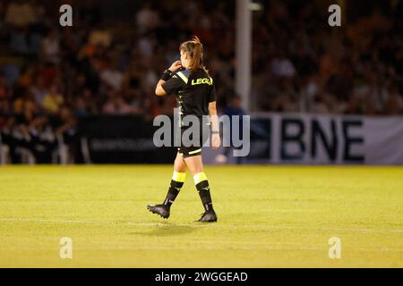 Brisbane, Australien. Februar 2024. Brisbane, Australien, 3. Februar 2024 das Finale der Liberty A League zwischen Brisbane Roar und Melbourne Victory FC im Perry Park. (Matthew Starling/SPP) Credit: SPP Sport Press Photo. /Alamy Live News Stockfoto