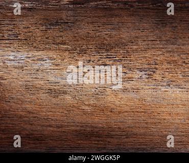 Dunkler brauner alter hölzerner Hintergrund. Hintergrund mit Holzstruktur Stockfoto