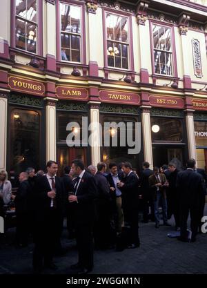 Großbritannien, London, Leadenhall Market, Southwark, eine der schönsten Markthallen in London. Stockfoto