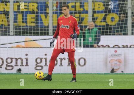 Mailand, Italien. Februar 2024. Mailand, Italien - 4. februar 2024 - Inter-Juventus Serie A - szczesny juventus Credit: Kines Milano/Alamy Live News Stockfoto