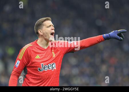 Mailand, Italien. Februar 2024. Mailand, Italien - 4. februar 2024 - Inter-Juventus Serie A - sczcesny juventus Credit: Kines Milano/Alamy Live News Stockfoto