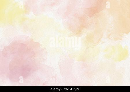 Sanfter pastellfarbener Hintergrund in Rosa- und Pfirsichtönen mit sanften, gemischten Texturen. Stockfoto