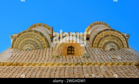 Details der Außenarchitektur in Alcazar de Segovia, Spanien Stockfoto