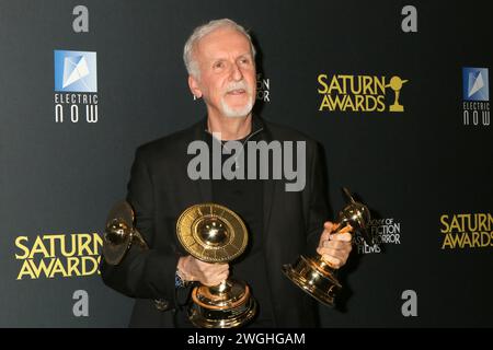 Burbank, USA. Februar 2024. LOS ANGELES - 4. Februar: James Cameron bei den Saturn Awards 2024 im Burbank Convention Center am 4. Februar 2024 in Burbank, KALIFORNIEN (Foto: Katrina Jordan/SIPA USA) Credit: SIPA USA/Alamy Live News Stockfoto