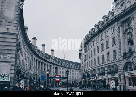 Beginn der Oxford Street in London, England am 25. Oktober 2017 Stockfoto