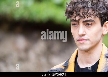 Rom, Italien, 5. Februar 2024 - Michele Bravi nimmt am Fotogespräch zum Film „Finalmente l'Alba“ im Hotel de Russie in Rom Teil. Credits: Luigi de PompeisAlamy Live News Stockfoto