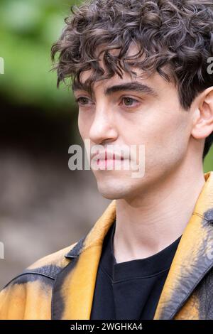 Rom, Italien, 5. Februar 2024 - Michele Bravi nimmt am Fotogespräch zum Film „Finalmente l'Alba“ im Hotel de Russie in Rom Teil. Credits: Luigi de PompeisAlamy Live News Stockfoto