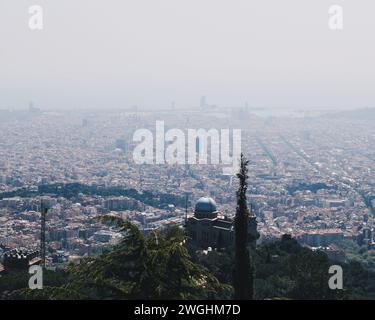 Panoramablick auf Barcelona in Katalonien, Spanien, am 19. September 2023 Stockfoto