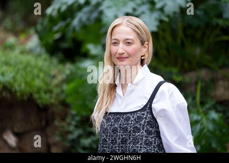 Rom, Italien, 5. Februar 2024 - Alba Rohrwacher nimmt am Fotogespräch zum Film „Finalmente l'Alba“ im Hotel de Russie in Rom Teil. Credits: Luigi de PompeisAlamy Live News Stockfoto