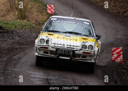 Bastogne Rallye Legend Boucles de Bastogne, 03.02.2024 39 Jacques Sestach FRA / Robin Sestach FRA, Opel Manta 400 Rallye Legend Boucles de Bastogne, 03.02.2024 *** Bastogne Rallye Legend Boucles de Bastogne, 03 02 2024 39 Jacques Sestach FRA Robin Sestach FRA , Opel Manta 400 Rallye Legend Boucles de Bastogne, 03 02 2024 Copyright: xAugstx/xEibner-Pressefotox EP jat Stockfoto