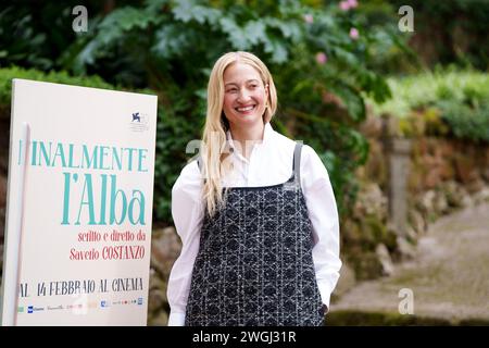 ROM, ITALIEN - 5. FEBRUAR: Alba Caterina Rohrwacher posiert für einen Fotoruf für „Finalmente l'Alba“ im Hotel de Russie am 5. Februar 2024 in Rom, IT Stockfoto