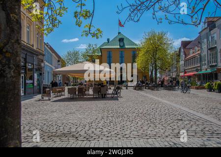 Sonderborg, Dänemark 16. Mai 2023, das Rathaus der dänischen Stadt Sonderborg Stockfoto