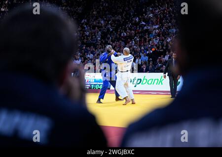 Paris, Frankreich. Februar 2024. Illustration während des Paris Grand Slam 2024 IJF World Judo Tour in der Accor Arena in Paris, Frankreich am 4. Februar 2024. Quelle: Victor Joly/Alamy Live News Stockfoto