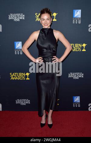 Madison Lintz bei der Verleihung der 51. Saturn Awards 2024 im Los Angeles Marriott Burbank Airport Hotel. Burbank, 04.02.2024 *** Madison Lintz bei der Verleihung der Saturn Awards 51 2024 im Los Angeles Marriott Burbank Airport Hotel Burbank, 04 02 2024 Foto:xD.xStarbuckx/xFuturexImagex saturn 4253 Stockfoto