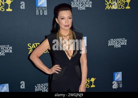 Ming-Na Wen bei der Verleihung der 51. Saturn Awards 2024 im Los Angeles Marriott Burbank Airport Hotel. Burbank, 04.02.2024 Stockfoto