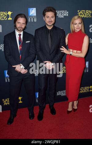 Aaron Stanford, Terry Matalas und Amanda Schull bei der Verleihung der 51. Saturn Awards 2024 im Los Angeles Marriott Burbank Airport Hotel. Burbank, 04.02.2024 *** Aaron Stanford, Terry Matalas und Amanda Schull bei der Verleihung der Saturn Awards 51 2024 im Los Angeles Marriott Burbank Airport Hotel Burbank, 04 02 2024 Foto:xD.xStarbuckx/xFuturexImagex saturn 4364 Stockfoto