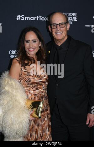 Bruce und Claudia Resnikoff besuchen die GRAMMY After Party der Universal Music Group am 4. Februar 2024 in den Nya Studios in Los Angeles, Kalifornien. Foto: Annie Lesser/imageSPACE Stockfoto