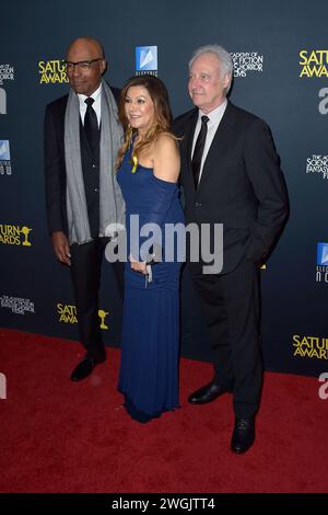 Michael Dorn, Marina Sirtis und Brent Spiner bei der Verleihung der 51. Saturn Awards 2024 im Los Angeles Marriott Burbank Airport Hotel. Burbank, 04.02.2024 *** Michael Dorn, Marina Sirtis und Brent Spiner bei der Verleihung der Saturn Awards 51 2024 im Los Angeles Marriott Burbank Airport Hotel Burbank, 04 02 2024 Foto:xD.xStarbuckx/xFuturexImagex saturn 4531 Stockfoto