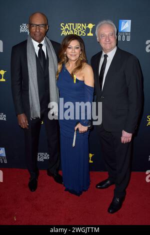 Michael Dorn, Marina Sirtis und Brent Spiner bei der Verleihung der 51. Saturn Awards 2024 im Los Angeles Marriott Burbank Airport Hotel. Burbank, 04.02.2024 *** Michael Dorn, Marina Sirtis und Brent Spiner bei der Verleihung der Saturn Awards 51 2024 im Los Angeles Marriott Burbank Airport Hotel Burbank, 04 02 2024 Foto:xD.xStarbuckx/xFuturexImagex saturn 4532 Stockfoto