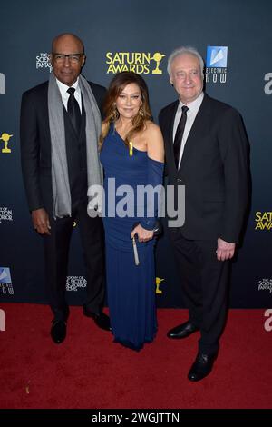 Michael Dorn, Marina Sirtis und Brent Spiner bei der Verleihung der 51. Saturn Awards 2024 im Los Angeles Marriott Burbank Airport Hotel. Burbank, 04.02.2024 *** Michael Dorn, Marina Sirtis und Brent Spiner bei der Verleihung der Saturn Awards 51 2024 im Los Angeles Marriott Burbank Airport Hotel Burbank, 04 02 2024 Foto:xD.xStarbuckx/xFuturexImagex saturn 4533 Stockfoto