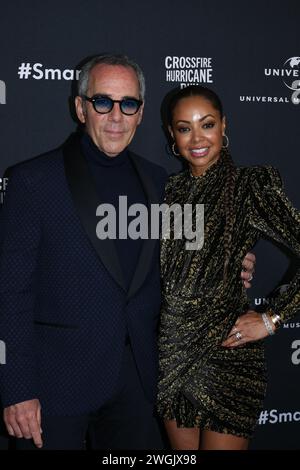 Monte Lipman, Angelina Lipman, besuchte am 4. Februar 2024 die GRAMMY After Party der Universal Music Group in den Nya Studios in Los Angeles, Kalifornien. Foto: Annie Lesser/imageSPACE/SIPA USA Stockfoto