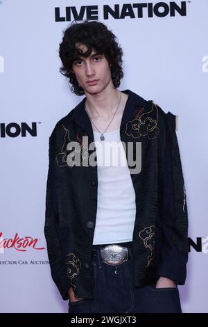 Hollywood, USA. Februar 2024. Sombr nimmt am 4. Februar 2024 an der Jam for Janie GRAMMY Awards Viewing Party Teil, die von Live Nation im Hollywood Palladium in Los Angeles, Kalifornien, präsentiert wurde. Foto: Crash/imageSPACE Credit: Imagespace/Alamy Live News Stockfoto