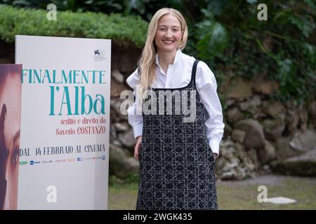 Rom, Italien. Februar 2024. Alba Rohrwacher posiert am 5. Februar 2024 für einen Fotoanruf für „Finalmente l'Alba“ im Hotel de Russie in Rom, Italien. (Foto: Luca Carlino/NurPhoto)0 Credit: NurPhoto SRL/Alamy Live News Stockfoto