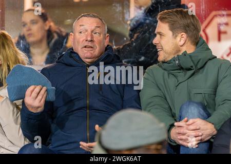 Utrecht, Niederlande. Februar 2024. UTRECHT, NIEDERLANDE - 5. FEBRUAR: Ron Jans beim niederländischen Keuken Kampioen Divisie Spiel zwischen Jong FC Utrecht und Jong Ajax im Sportkomplex Zoudenbalch am 5. Februar 2024 in Utrecht, Niederlande. (Foto von Joris Verwijst/Orange Pictures) Credit: Orange Pics BV/Alamy Live News Stockfoto