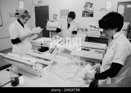 Medizinischer Notdienst, SAMU, Lyon, Rhone, Rhone-Alpen, Frankreich, Archiv1980 Stockfoto