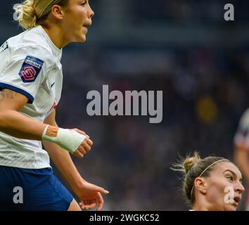 20231216 Celin Bizet Ildhusøy für Tottenham Hotspur Women gegen Arsenal Women Stockfoto