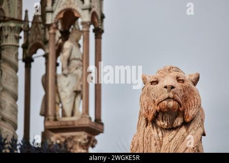 Genf Stadt in der Schweiz Brunswick Denkmal Löwe. Stockfoto