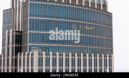 Luftaufnahme von Omaha, Nebraska, USA. Stockfoto