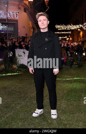 Sanremo, Italien. Februar 2024. Sanremo, 74. Italienisches Songfestival - Grüner Teppich - auf dem Foto: Alfa Credit: Independent Photo Agency/Alamy Live News Stockfoto