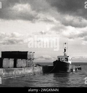 Schlepper im Hafen von Leigh-on-Sea, Essex Stockfoto