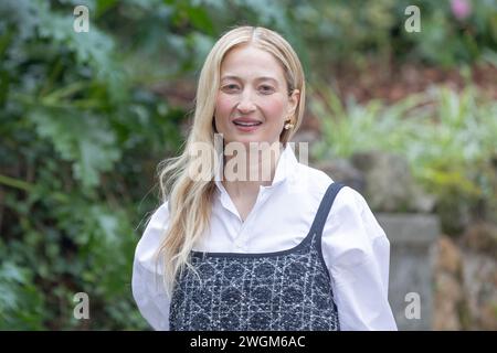 Rom, Italien. Februar 2024. Die italienische Schauspielerin Alba Rohrwacher nimmt am Fotoruf des Films „Finamente l'alba“ im Hotel de Russie in Rom Teil (Foto: Matteo Nardone/Pacific Press) Credit: Pacific Press Media Production Corp./Alamy Live News Stockfoto