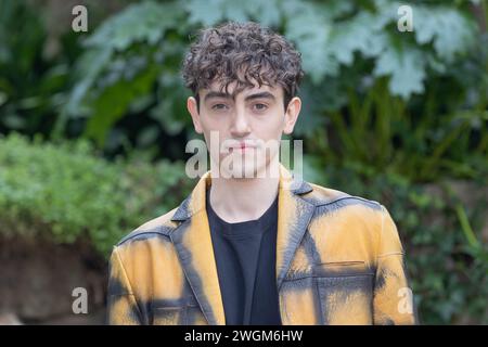 5. Februar 2024, Rom, Italien: Die italienische Sängerin Michele Bravi nimmt am Fotoruf des Films „Finamente l'alba“ im Hotel de Russie in Rom Teil (Foto: © Matteo Nardone/Pacific Press via ZUMA Press Wire). Nicht für kommerzielle ZWECKE! Stockfoto