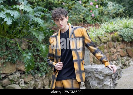 5. Februar 2024, Rom, Italien: Die italienische Sängerin Michele Bravi nimmt am Fotoruf des Films „Finamente l'alba“ im Hotel de Russie in Rom Teil (Foto: © Matteo Nardone/Pacific Press via ZUMA Press Wire). Nicht für kommerzielle ZWECKE! Stockfoto