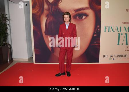 Rom, Italien. Februar 2024. Rom, Cinema Barberini Premiere des Films 'Letzteres L'Alba', auf dem Foto: Independent Photo Agency/Alamy Live News Stockfoto