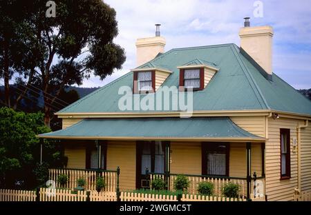 Wohnhaus, Hobart, Tasmanien, Australien Stockfoto