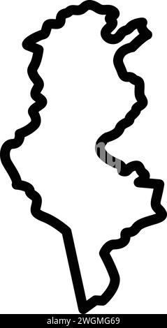 Symbol für tunesien, afrika Stock Vektor