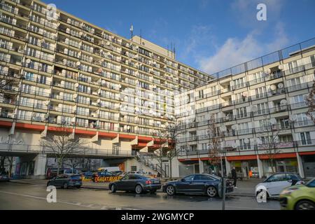 Sozialbau, Wohnhaus Pallasseum, Pallasstraße, Schöneberg, Berlin, Deutschland Stockfoto